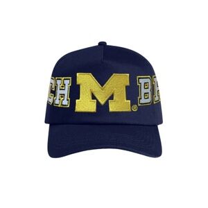 Navy and Gold Cap with M Logo